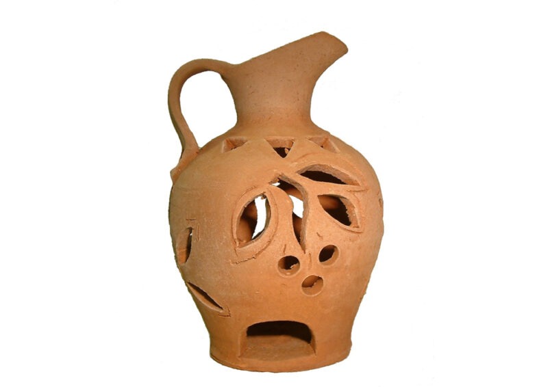 Candle Lamp jug from The Cretan Pot Shop Rugby Warwickshire